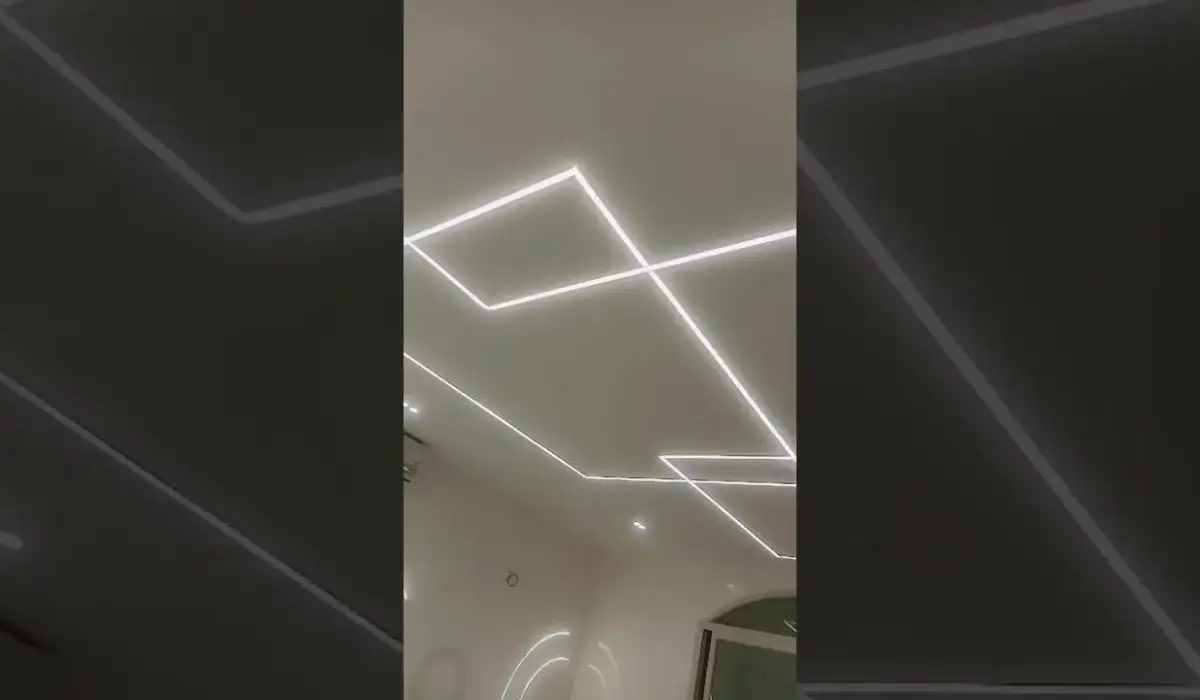 مقطع ميداني لتركيب إنارة سقف بحي العريجاء